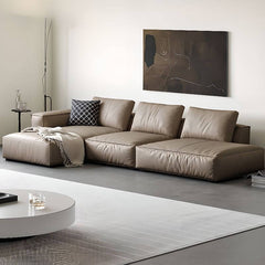 L-Shape Sofa Chaise in Grey