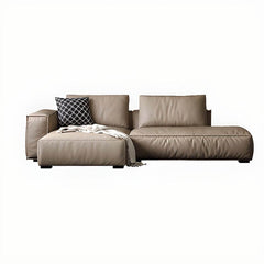 L-Shape Sofa Chaise in Grey