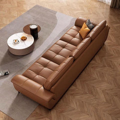 Mocha Single Sofa with pillows