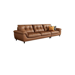 Inviting and cozy mocha single sofa