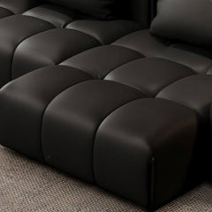 Stylish modern sofa with concealed support