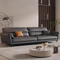 Modern Loveseat with Rolled Arms