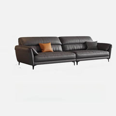 Modern Loveseat with Rolled Arms