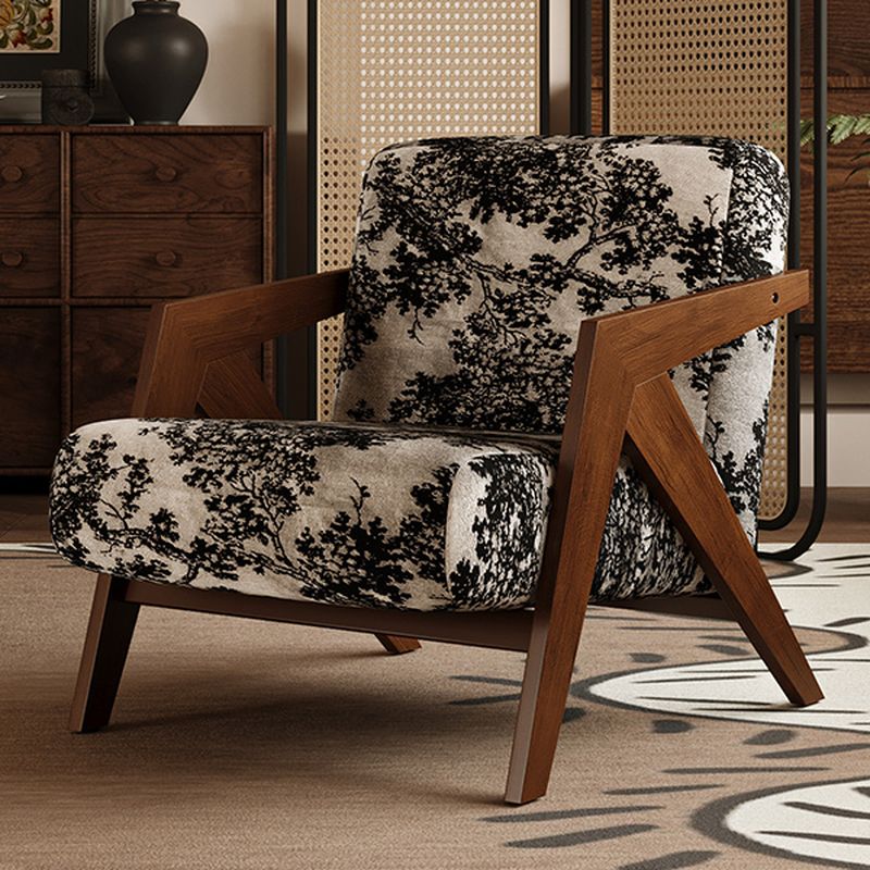 Elegant arm chair in a stylish drawing room