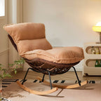 Solid wood legs of rocking chair