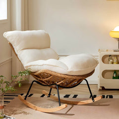 Rocking chair with ottomans in a stylish décor