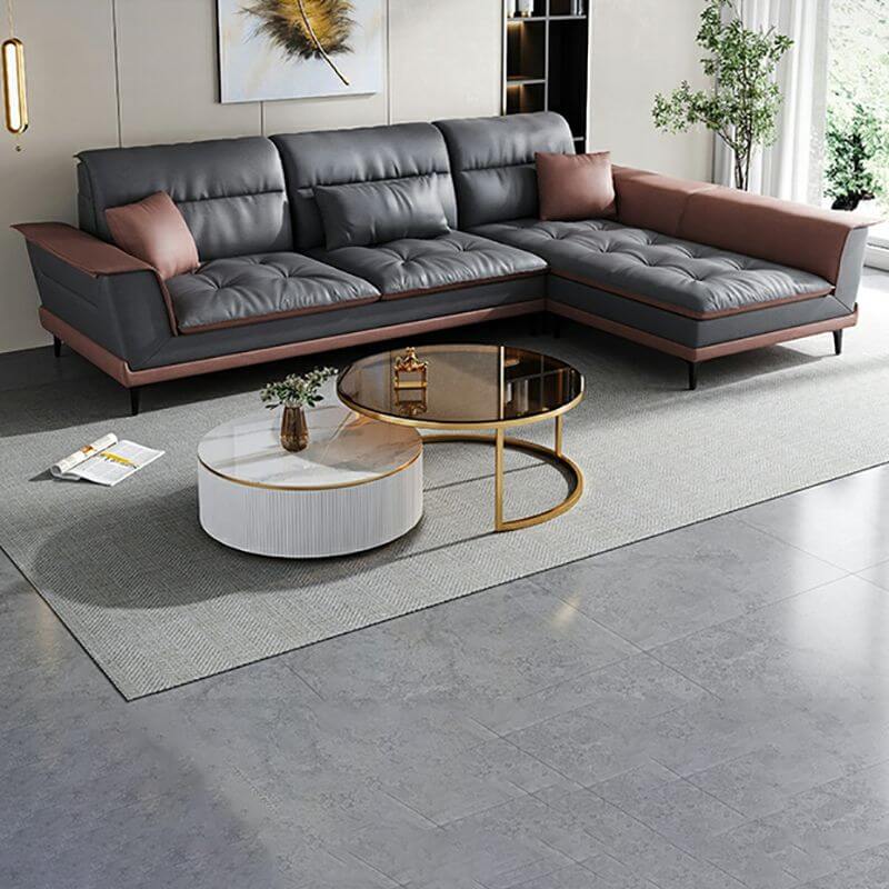 Traditional Modular Sofa Living Room Cushion Back Stain-Resistant Sofa Secondary image