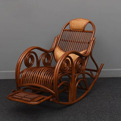 Cozy rocking chair with included pedal