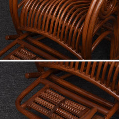 Slat back design of rocking chair