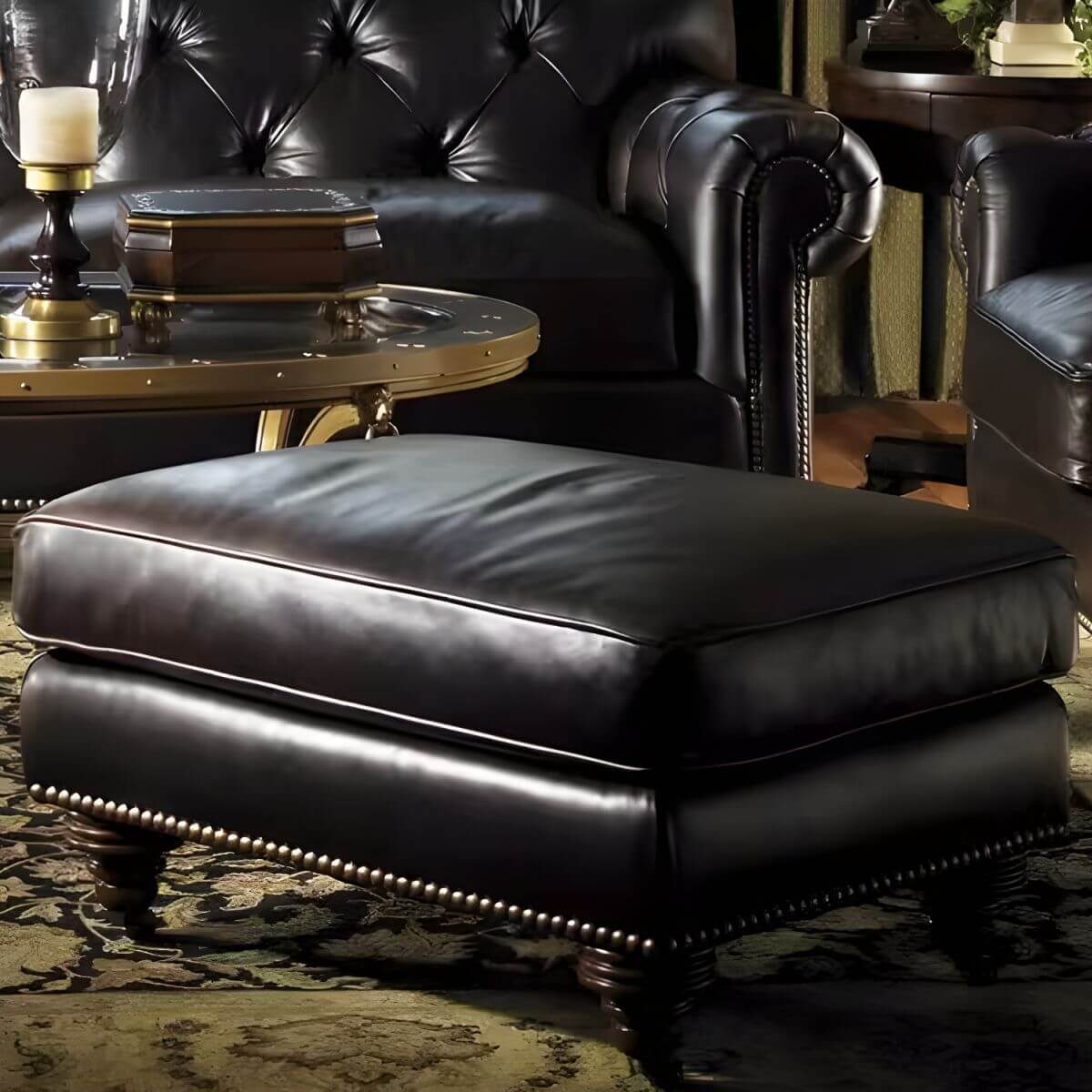 Traditional-style stool for decorative purposes