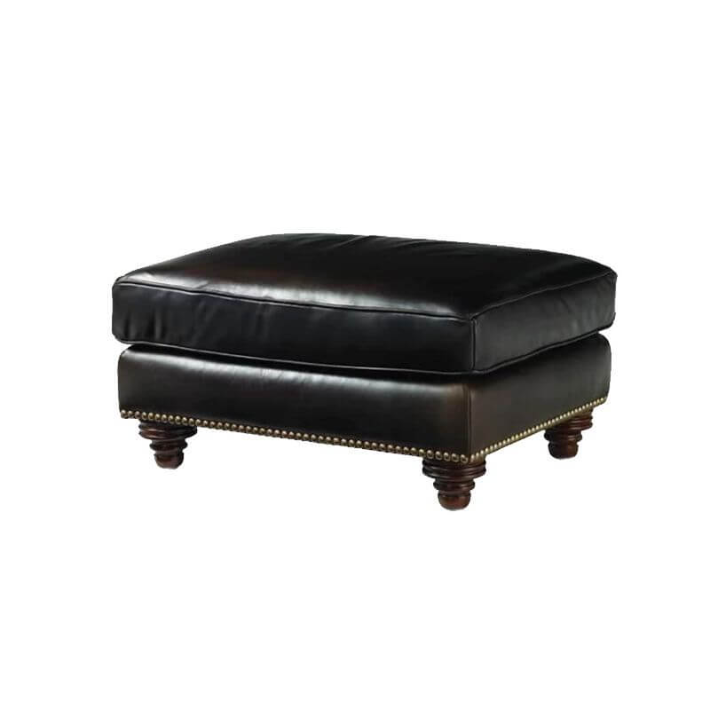 Stylish stool with wooden legs