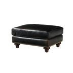 Stylish stool with wooden legs