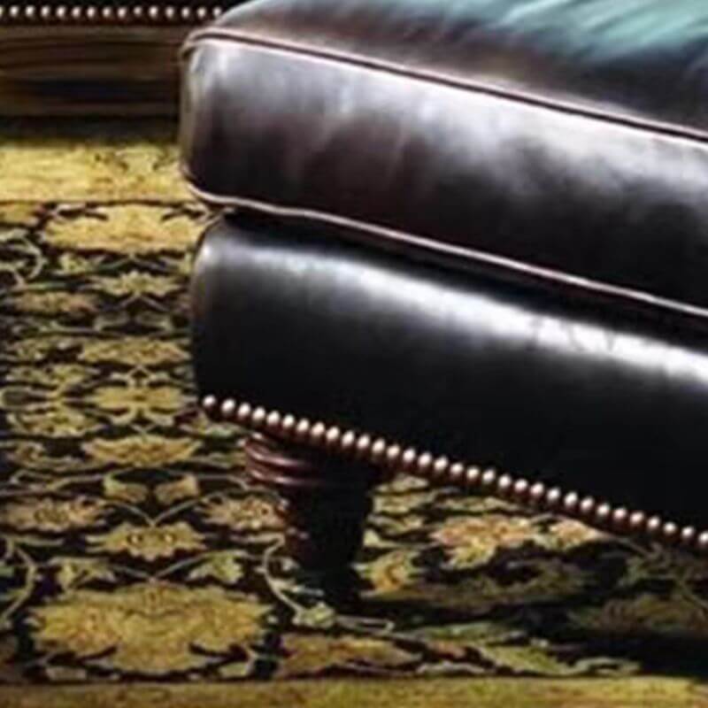 Classic black accent stool for versatile use