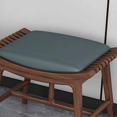 Accent stool with elegant lines