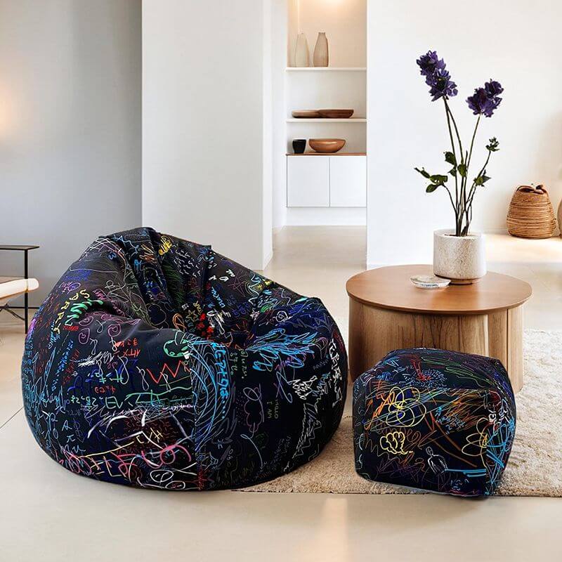 Transportable bean bag chair in multiple colors メイン画像