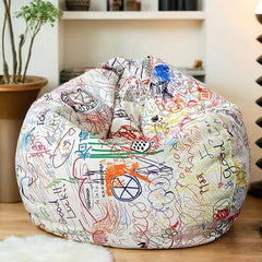 Portable flannel bean bag for kids