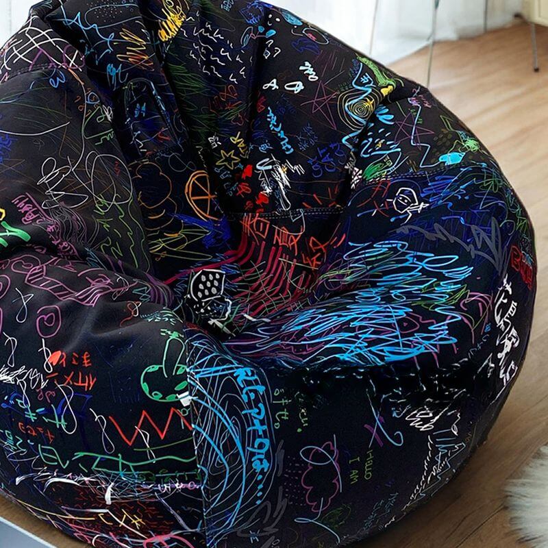 Lightweight transportable bean bag chair