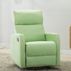 Luxurious Lawn Setup Featuring Solid Color Recliner