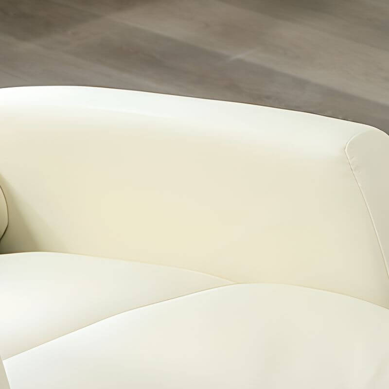 Stylish PU Upholstered Deck Chair in Pink