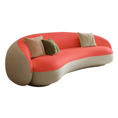 Three-seater sofa with pillows