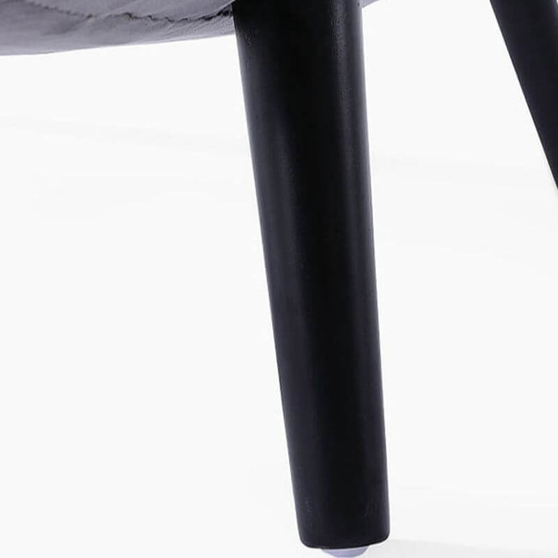 Comfortable fixed back lounge chair