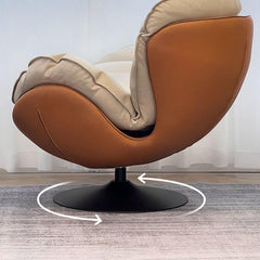 Stylish cream chair in modern interior