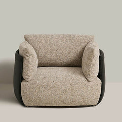 trendy dove grey accent chair with cozy throw