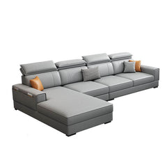 Elegant dove grey furniture in contemporary decor