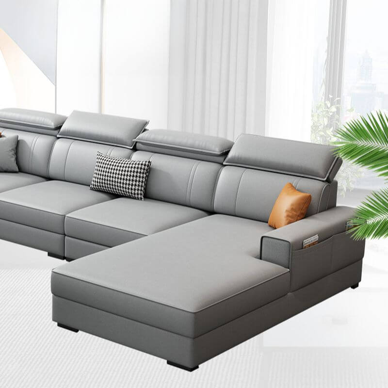Moisture-proof L-shape sofa for modern living
