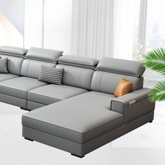 Moisture-proof L-shape sofa for modern living