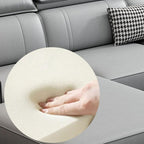 Chic L-shape sofa with versatile design