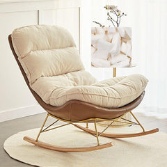 Cozy reading nook rocking chair