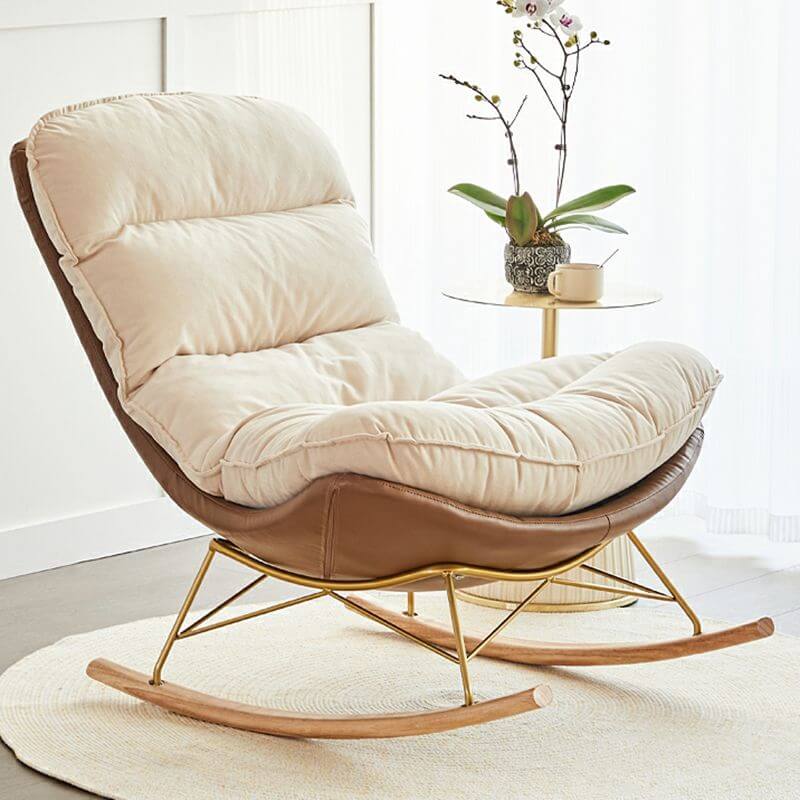 Modern spindle back rocking chair