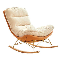 Comfortable upholstered rocking chair