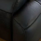 Detail of plush cushions on sofa