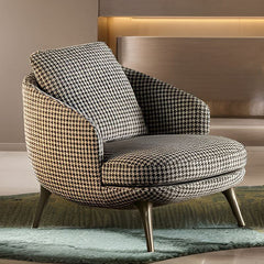 Comfortable Pillow Back Chair in Stylish Setting