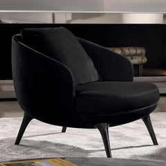 Non-Reclining Accent Chair with Sleek Design