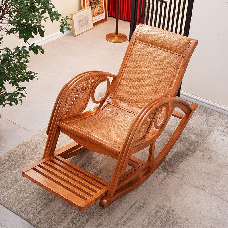 Comfortable Rocking Chair in Cozy Living Room Image principale du produit