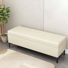 Large metal frame storage ottoman