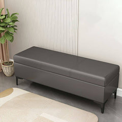 Large metal frame storage ottoman