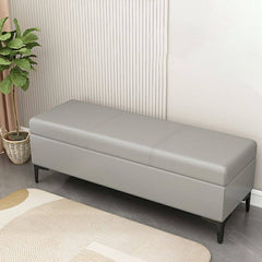 Flip top storage ottoman with sponge cushioned seat