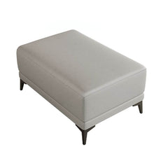 Compact Ottoman with Metal Legs