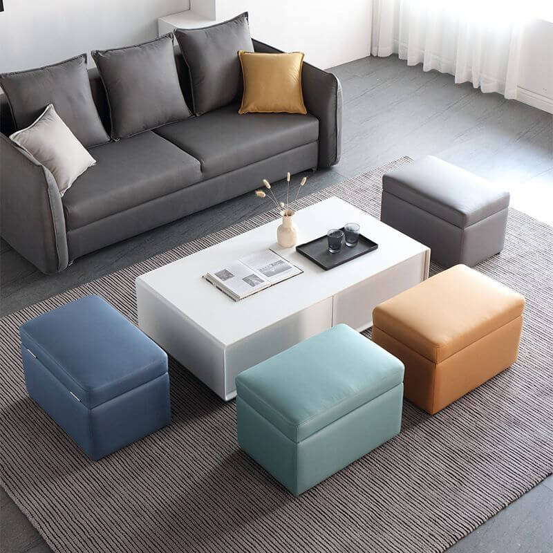 Stylish Storage Ottoman with Flip Top