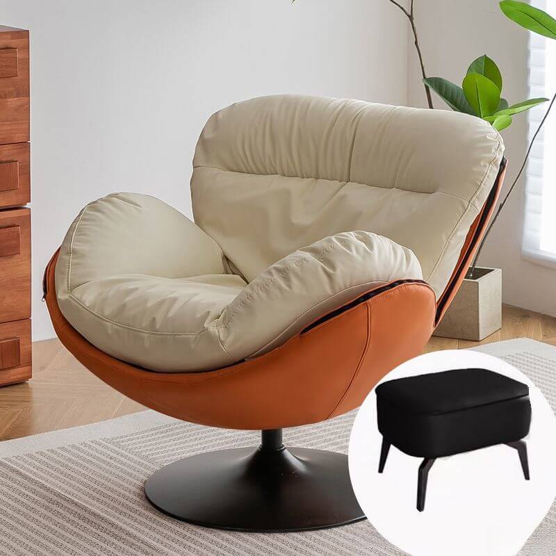 Accent chair with a modern design