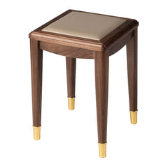 Wood Frame Accent Stool