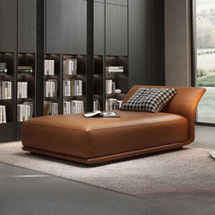 Trendy Solid Color Chaise Lounge Bench in a modern living room