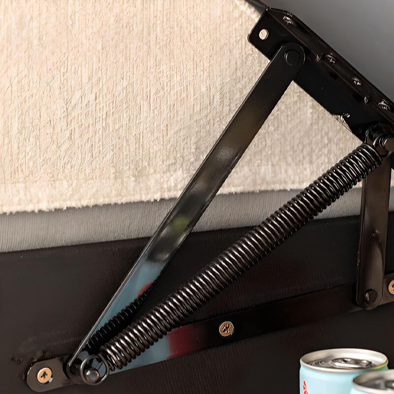 Trendy modern sofa in stylish interior