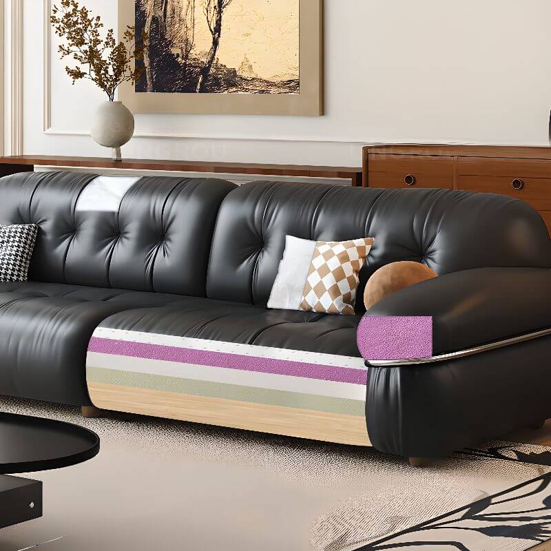 Cozy Bulky Loveseat in solid color