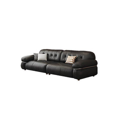 Trendy Solid Color Ink Loveseat in modern living room