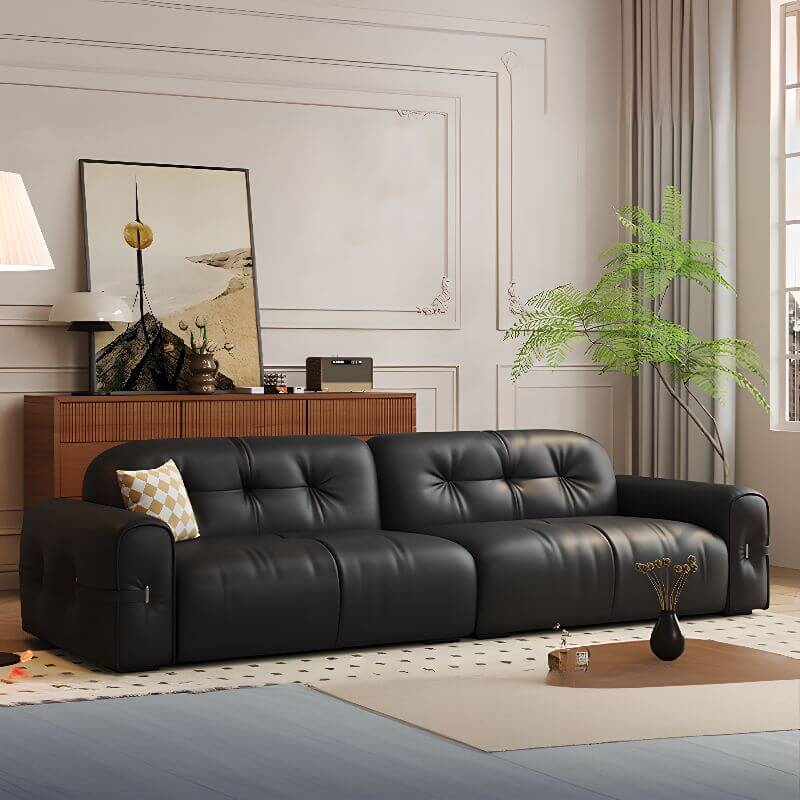 Trendy Solid Color Ink Sofa in modern design